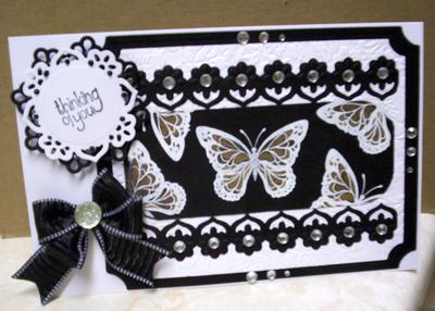 Low Lighted Butterfly Card