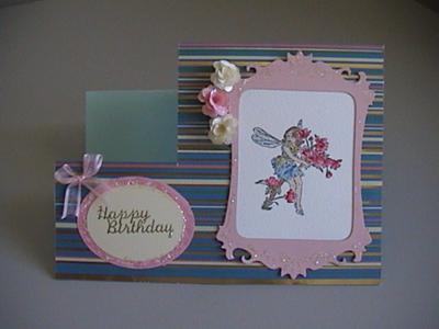 Fairy & Roses Happy Birthday Step Card