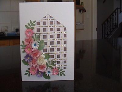 Punched Rose & Quilled Daisy Card