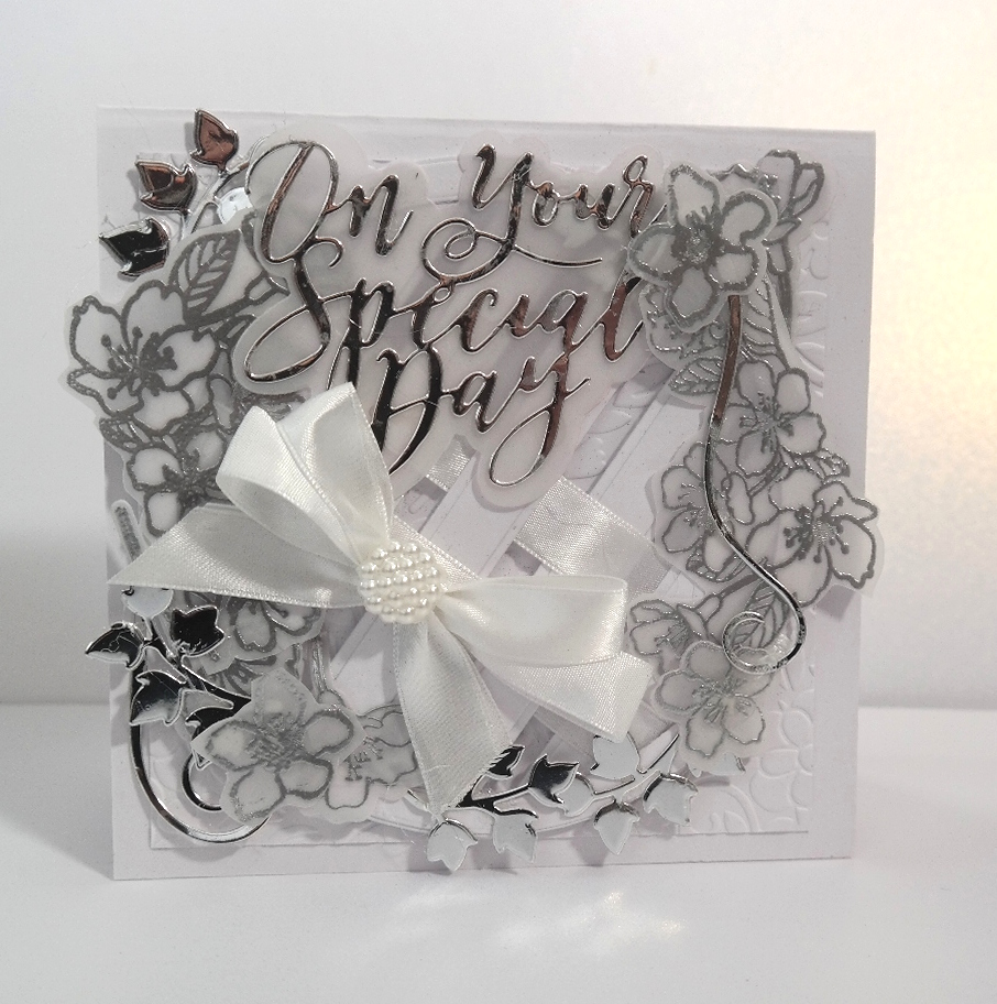 Silver Wedding Card