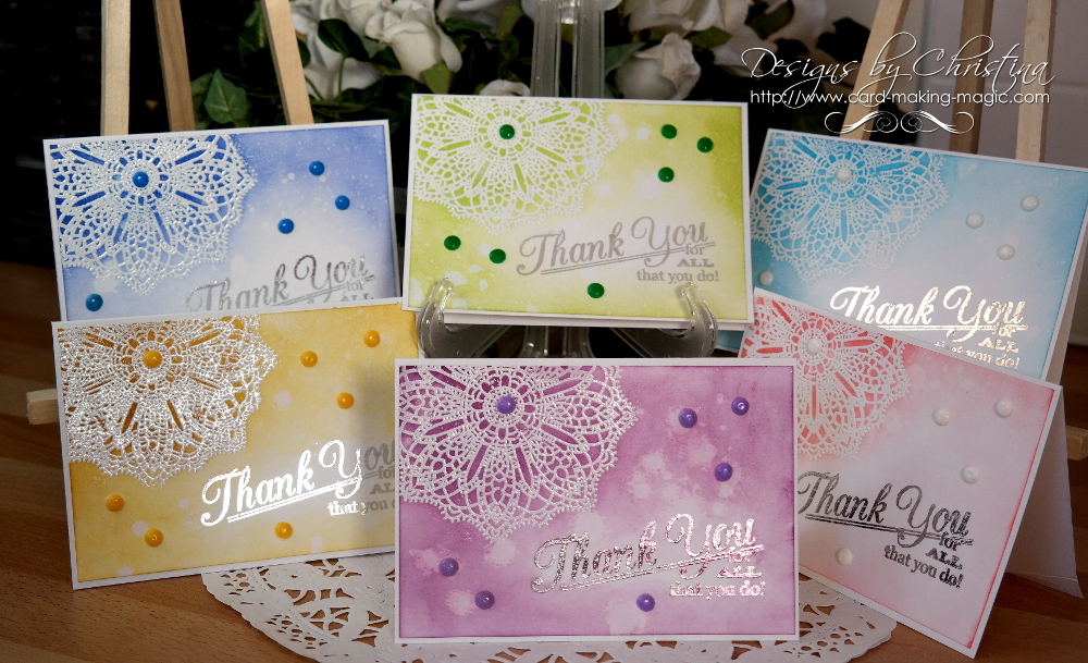 Batch Doily Cards