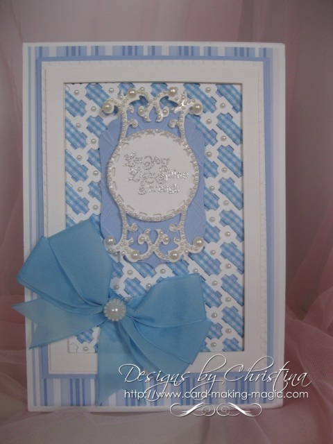 Spellbinders Crisscross Pattern