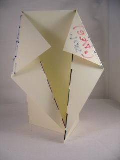 triangle fold card