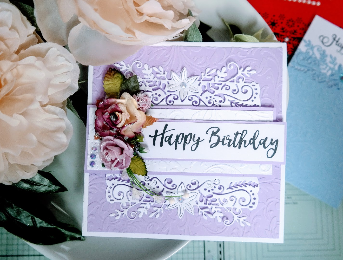 Lilac Floral card