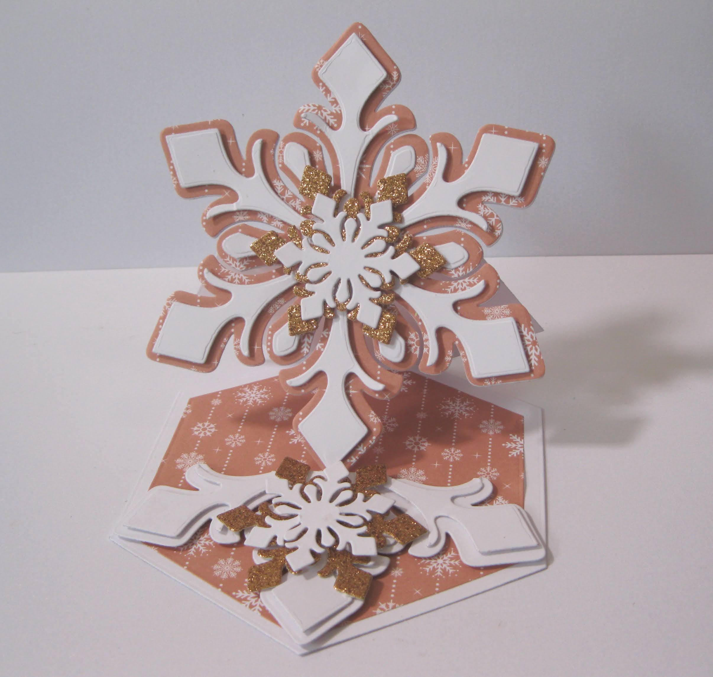 Snowflake Easel card