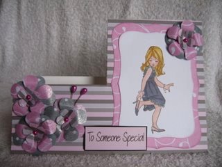 Pink Stepper card