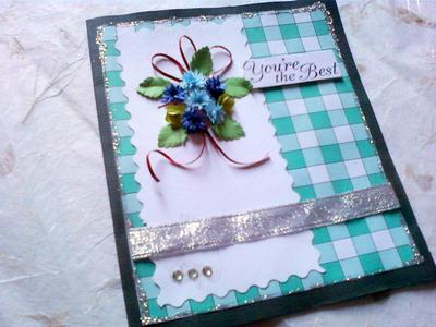 The Green Gingham Card