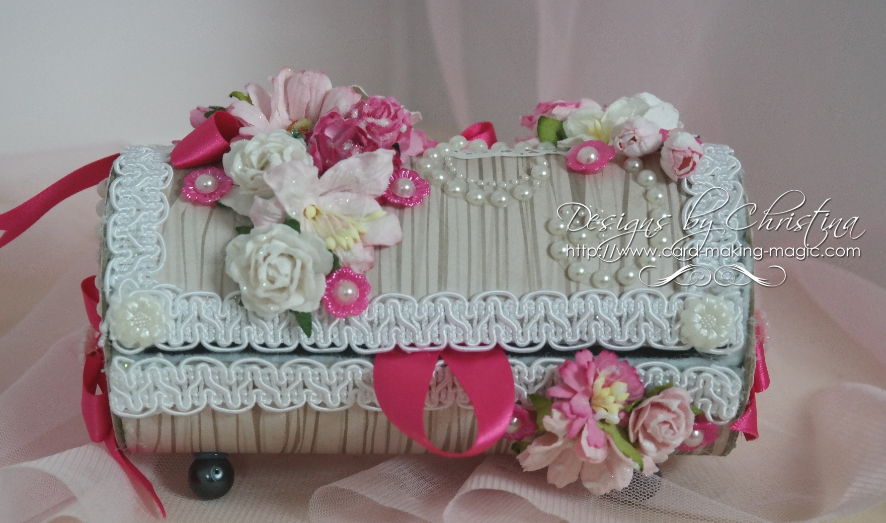 Treasure box with flowers