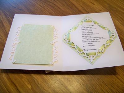 wedding card inside