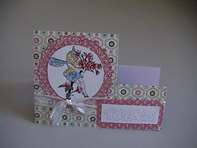 Fairy Thank you Step Card