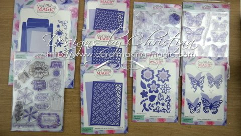 The new "Christina Collection" by card Making Magic available from Craft Stash