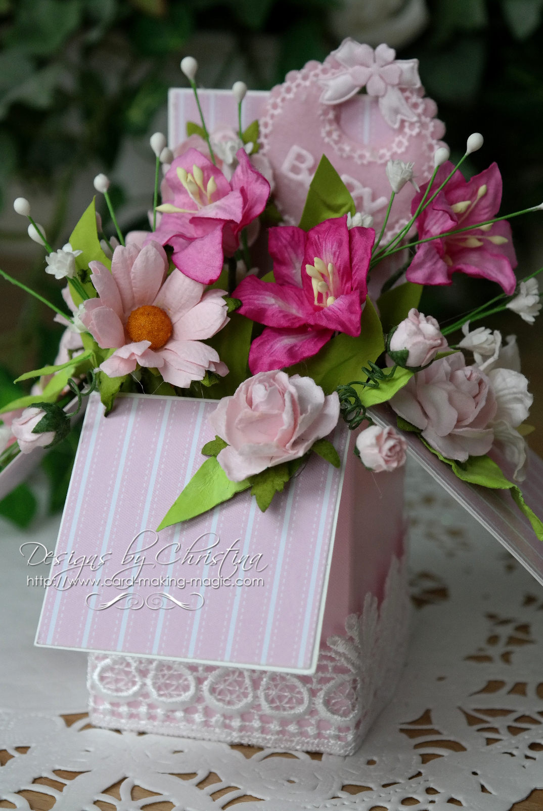 Floral Pop Up Box