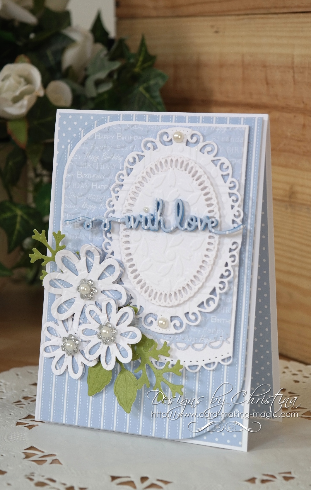 Beautiful Card made with Spellbinders