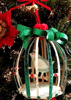 3D Birdcage Tree Ornament