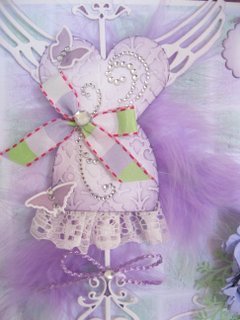 Spellbinders lilac dress form