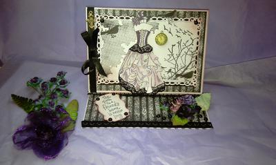 Goth easel card