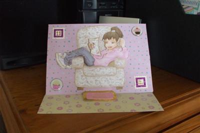 Girlie Easel Card