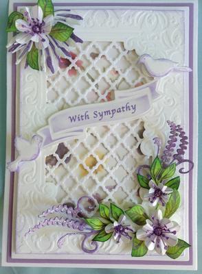 Sympathy card Outside